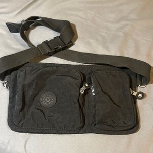 Kipling Black Belt/Crossbody Bag